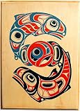 Smoked Salmon Two Traditional Salmon Design Sockeye Style, 8 oz