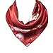 Allydrew Charmeuse Silk Neckerchief Square Scarves, Passion Bloom