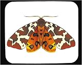 Decorated Mouse Pad with butterfly, insect, tiger, garden