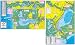 Laminated Topo Map of Sabine/Calcasieu Lakes - With GPS Hotspots