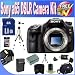 Sony A65 24.3 MP Translucent Mirror Digital SLR Body + 8GB SDHC Memory + Extended Life Battery + Ac/Dc Rapid Charger + USB Card Reader + Memory Card Wallet + Deluxe Case w/Strap + Professional Full Size Tripod + Mini HDMI to HDMI Cable + Accessory Saver Bundle!