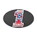38.5x24.5O Wall Vinyl Sticker 1 Confederate Rebel Flag