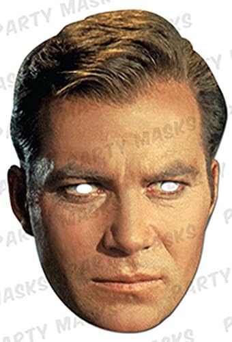 Star Trek The Original Series Captain Kirk Official Card Face Mask