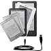 Classic Straight USB Cable for the Amazon Kindle / DX / Touch / Keyboard (WiFi and 3G) with Power Hot Sync and Charge Capabilities