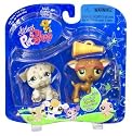 Littlest Pet Shop Pet Pairs Greyhound & Bulldog