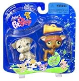 Littlest Pet Shop Pet Pairs Greyhound & BulldogIMAGE