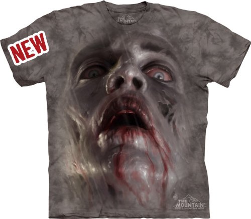 Mountain Zombie Face Adult Size T-shirtB009ZYXDRE 