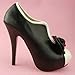 SHOW STORY Vintage Two Tone Bow Platform Stiletto High Heel Ankle Boots,LF30427
