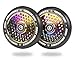 Root Industries 110mm Honeycore Wheels - Black Urethane (Pair) (Black/NeoChrome)