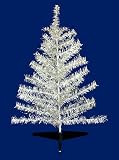 Artificial Silver Christmas Tree, 6 Ft. Aluminum