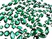 CraftbuddyUS 80 Green Faceted Acrylic Sew On, Stick on Diamante Crystal Rhinestone Gems