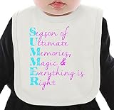 Season Ultimate Memories Magic Everything Is Right Slogan ネクタイを有する有機ビブ Medium