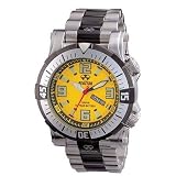 ReactorMen's55507Poseidon1000meterDualRotatingBezelYellowandBlackDialWatch