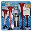 Wolo Model  420 Plastic Four Trumpet Musical Air Horn Kit , Plays Wedding March Song - 12 Volt