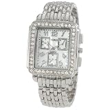XOXO Womens XO5313  Silver-tone Bracelet With Rhine