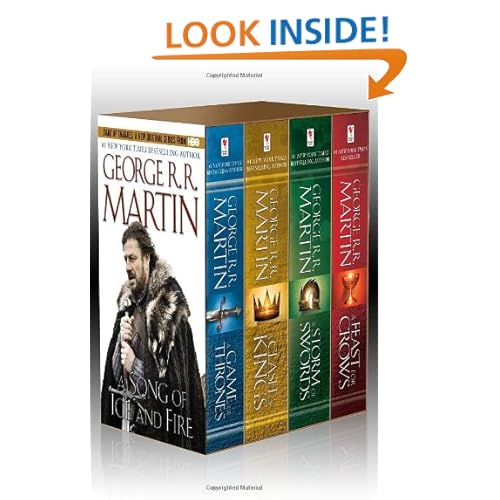 A Song of Ice and Fire, Books 1-4 (A Game of Thrones / A Feast for Crows / A Storm of Swords / Clash of Kings)