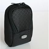 Bundlestar * exclusiv Softbag Kameratasche Universal schwarz  für Panasonic Lumix DMC TZ10 TZ8 TZ7 FX700 EG -- Canon PowerShot SX210 S95 S90 IS -- Sony HX5V -- Casio FH100 FC100 H15 H10 Z2000 S200 -- Nikon S8000 (weitere Kameras: Siehe Produktmerkmale)