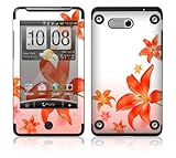 Flying Flowers Protective Skin Cover Decal Sticker for HTC Aria Cell Phone