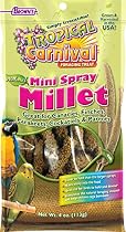 F.M.Brown's Tropical Carnival Natural Mini Spray Millet 4 oz.
