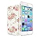 iPhone 6 Vintage Case, Akna Retro Floral Series[3D Pattern][Slim Cover][Semi-soft Rubber Oil Coating][Vintage Flower Pattern]Back Case for iPhone 6 - 4.7” iPhone - [Vintage White]