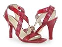 Corso Como Gypsy Criss Cross Red Leather High Heel Shoes