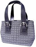 Coach SOHO Mini Signature Tote Bag 12310 (Navy/White)