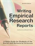 Writing Empirical Research Reports: A Basic Guide for Students of the Social and Behavioral Sciences