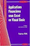 Applications financières sous Excel en Visual Basic