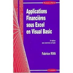 Applications financi�res sous Excel en Visual Basic