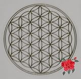 Produkt-Bild: BLUME DES LEBENS Aufkleber 20,5 cm Lebensblume - Mia Natura