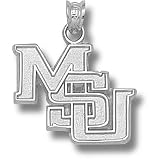 Mississippi State University New MSU 5/8 Pendant (Silver)