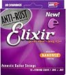Elixir 80/20 Anti-Rust Bronze Nanoweb Acoustic 12-String Light Guitar Strings