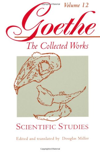 scientific studies goethe the collected works vol 12