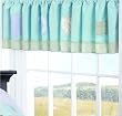 Jessica Breedlove Noahs Ark Valance, Blue/Brown