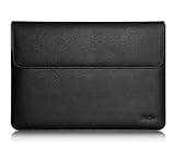 Microsoft Surface Book Case Sleeve, ProCase Wallet Sleeve Case for 13.5 inch Surface Book Tablet Laptop, Compatible with Surface Book Keyboard and Surface Pen (Black)