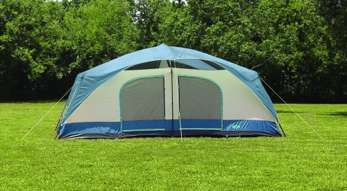 Texsport Blue Mountain Two-Room Cabin Dome Tent Texsport Blue Mountain Two-Room Cabin Dome Tent
