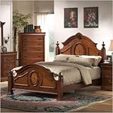 Richardson Bedroom Set in Rich Caramel Size: California King