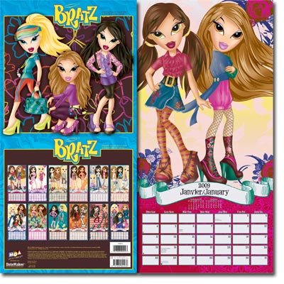 Bratz 2009 Wall Calendar