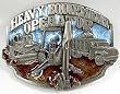 Heavy Equipment Operator (Occupation) Enamel Pewter Buckle