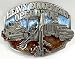 Heavy Equipment Operator (Occupation) Enamel Pewter Buckle