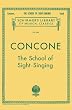 Concone. School of Sight-Singing: Vocal