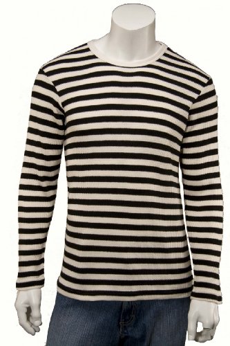 Mens Striped Thermal