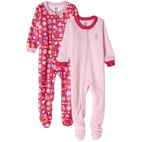 Gerber Love Blanket Sleepers Two Pack, Light Pink, 24 Months