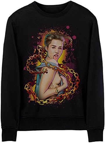 Unisex Swag 3D Sweater Funny Miley Cyrus Sweatshirt T Shirts (S)
