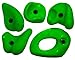 Fiberglass Climbing Rocks Green Stones Wall Face [Toy]