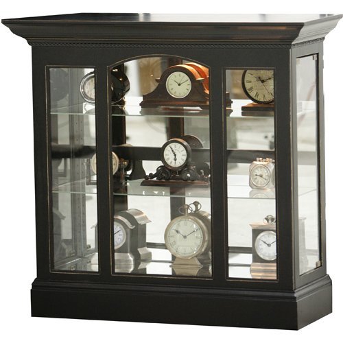 Coastal 48133PLBK Single Arch, Side-Entry Console Curio - Black