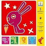 Little Comics Stencil Set by Djeco