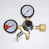 Compact Co2 Regulator Dual Gauge