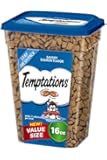 TEMPTATIONS Classic Treats for Cats Savory Salmon Flavor 16 Ounces