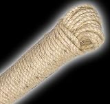 (0,15EUR/m) SISAL 20mtr - 6mm Seil Leine Festmacher Tauwerk Modell ELECSA 430 - Elecsa GmbH